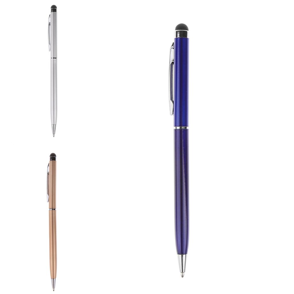 5x Universal 2-in-1 Capacitive Touch Screen Pen Stylus Pen for Phone Silver