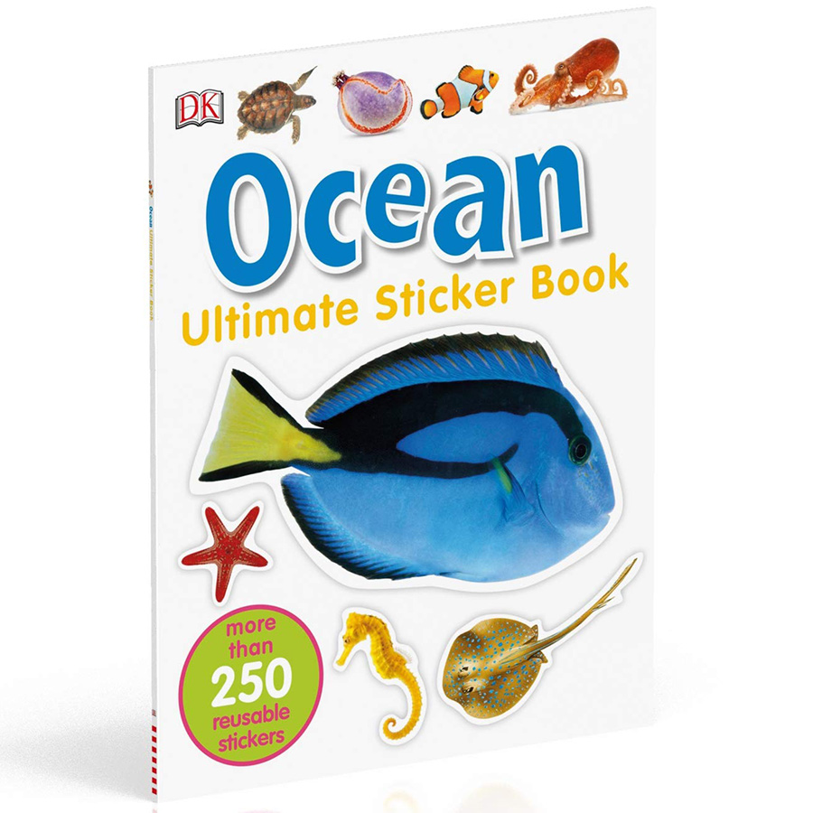DK Ultimate Sticker Book Ocean (More Than 250 Reusable Stickers)