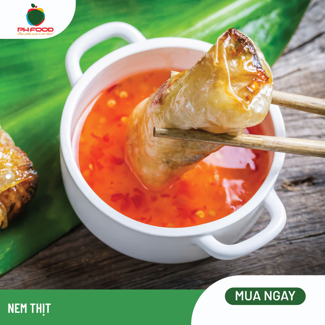 - Nem Thịt Truyền Thống - Hộp 10 Cái - Món Ngon Đãi Khách Tết