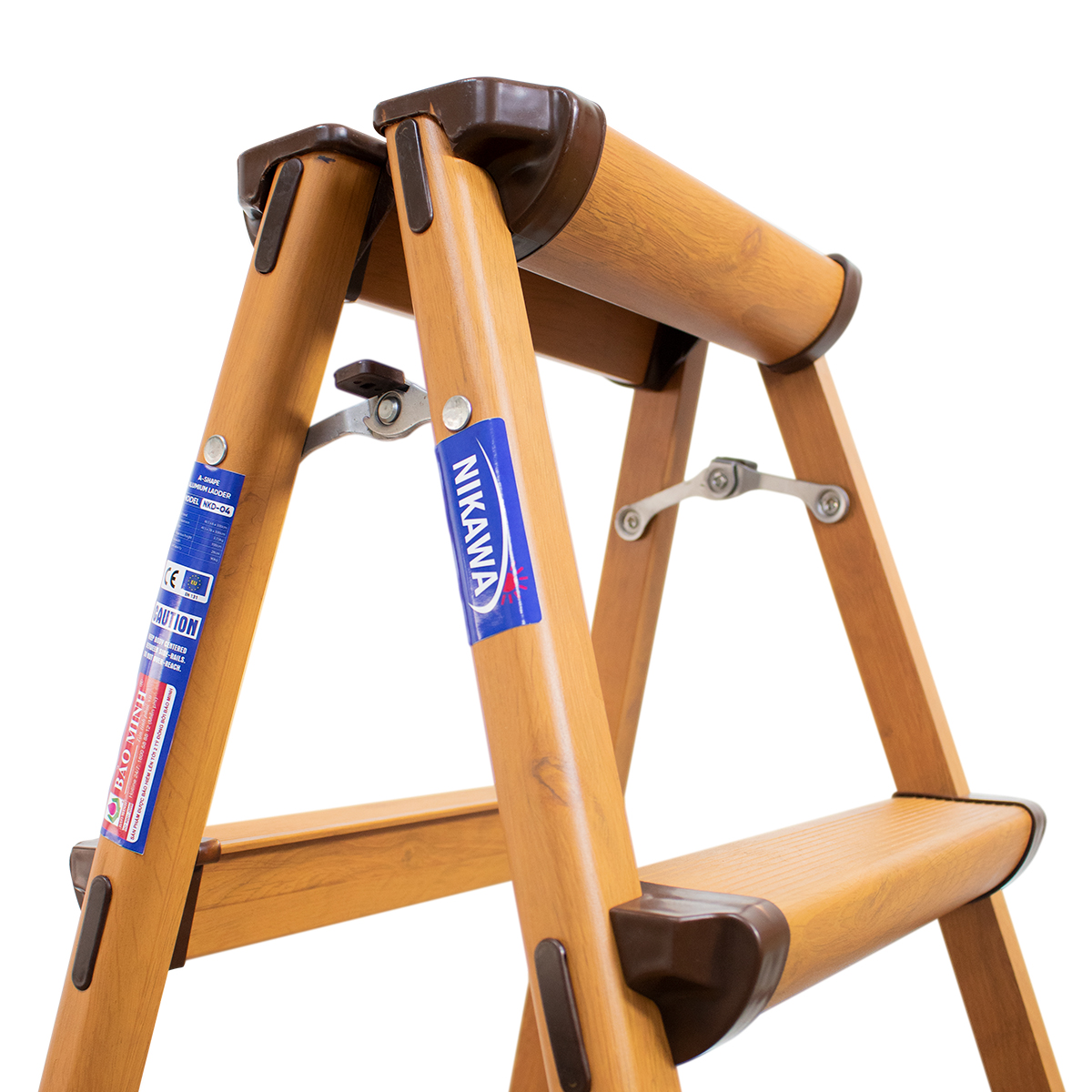 Thang Nhôm Gấp Chữ A Siêu Nhẹ Nikawa NKD-03 - 3 Bậc - 75cm
