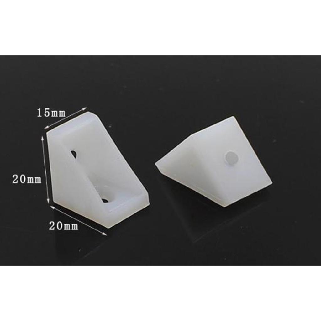 100x Shelf Support Corner  Angle Bracket 90 Degree  Corner