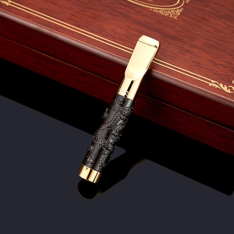 Đầu lọc thuốc gỗ đàn hương chạm rồng ZOBO ZB-357