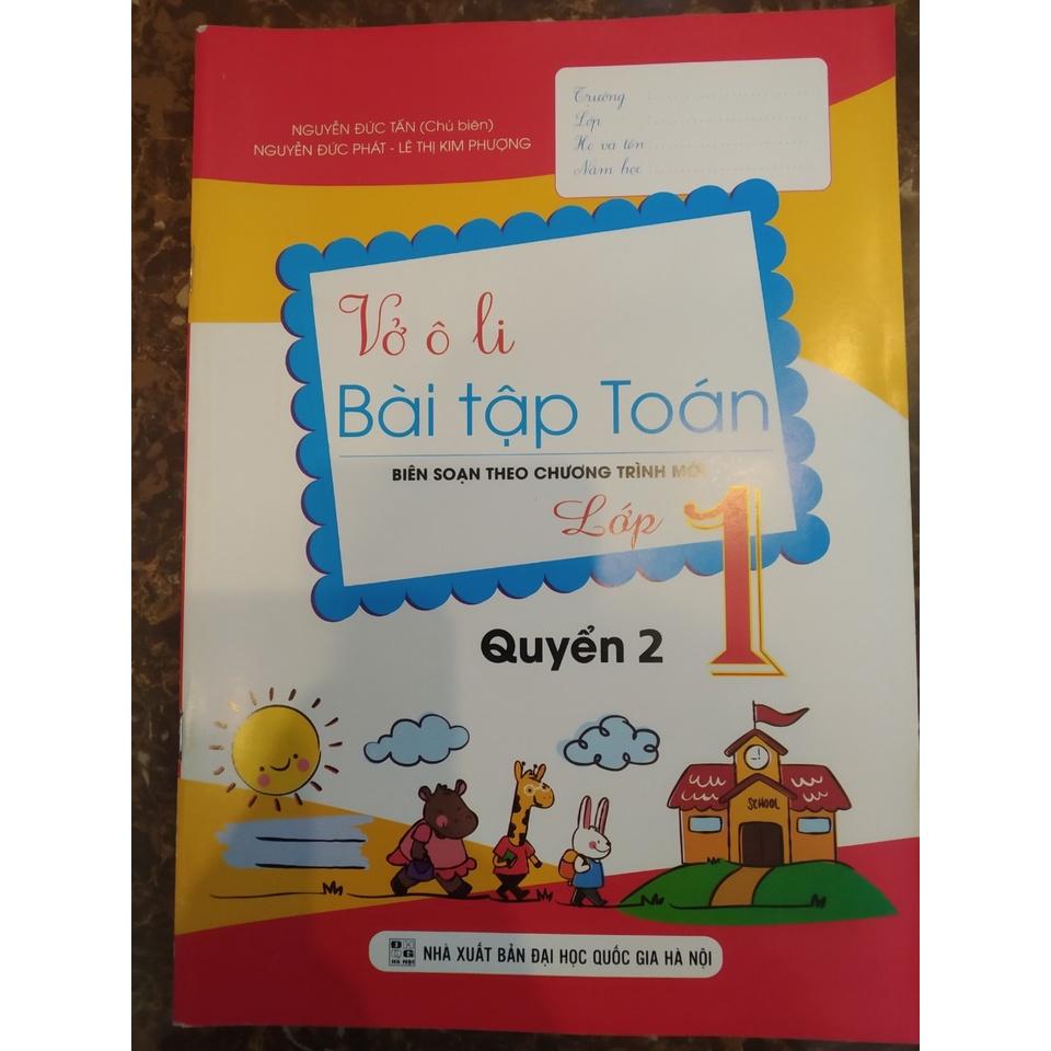 Sách - Vở Ô Li Bài Tập Toán Lớp 1 Quyển 2