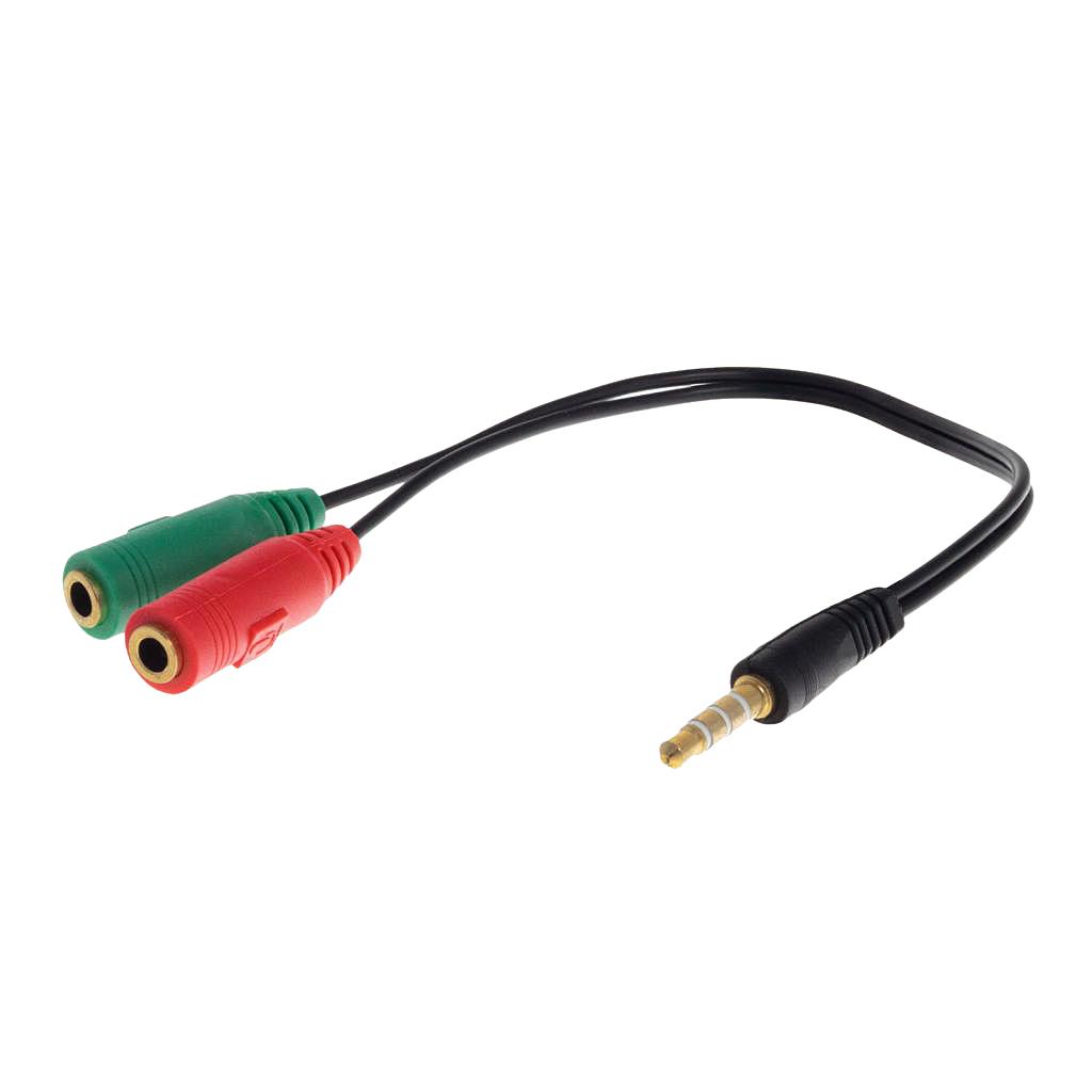 3.5mm  Adapter, Y Splitter Audio Cable, Microphone And Headphone