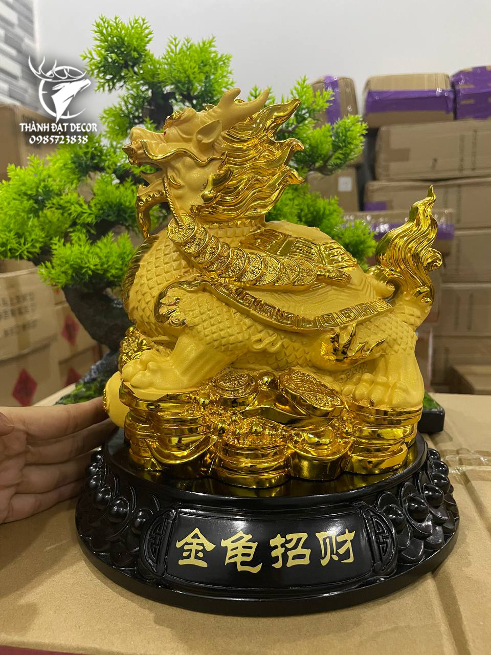 Tượng Long Quy Chiêu Tài , Rùa Đầu Rồng, Quà Tặng Tân Gia Khai Trương Sinh Nhật Trang Trí Nhà Cửa