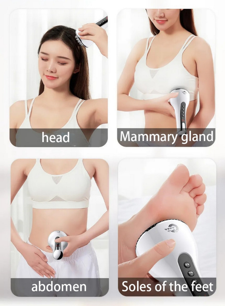 Máy Massage Xung Điện RASTU Body + Tặng kèm 5 chai tinh dầu - Home Decor Furniture