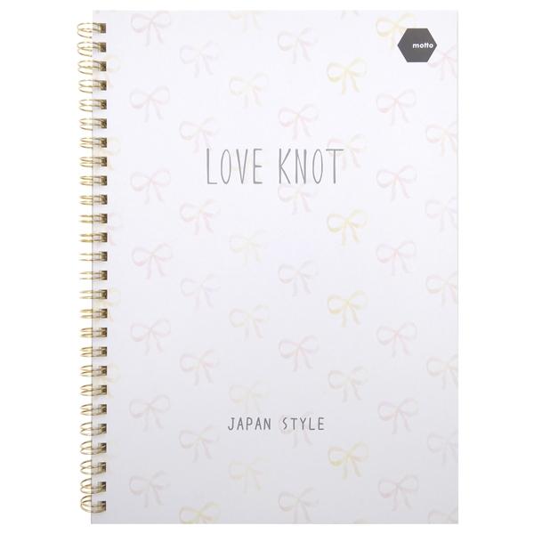 Sổ Lò Xo Twin Notebook LOVE KNOT Motto B5 60 Trang CYTNB5-LK