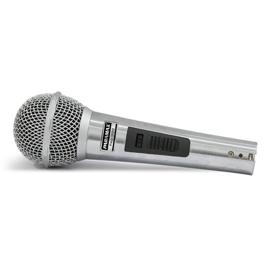 Micro Karaoke Có Dây Paramax PRO 999 (đã gồm dây) - Hàng Chính Hãng