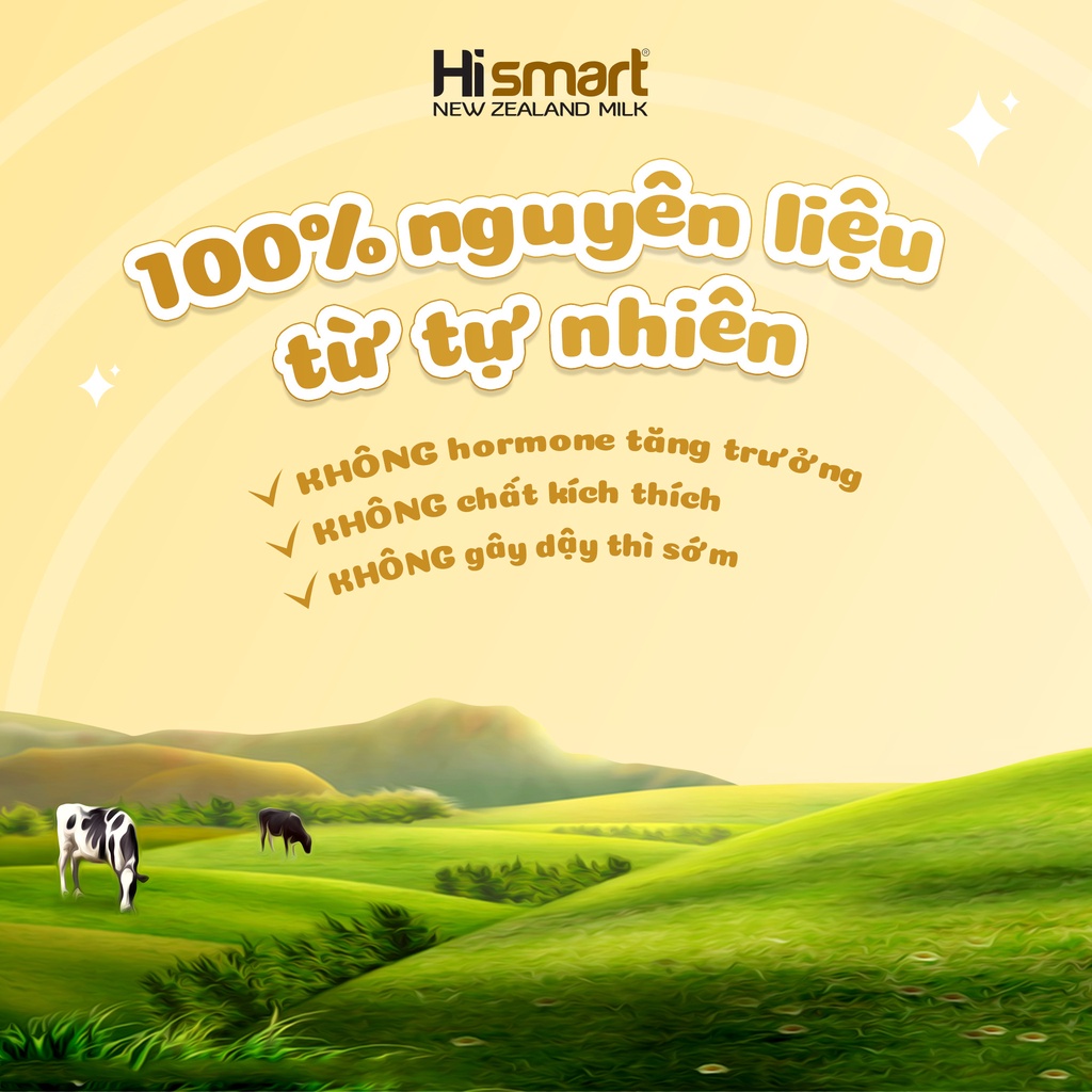 Sữa bột Hismart số 2_Cho bé từ 6-12 tháng tuổi - xuất xứ 100% New Zeland - 400g