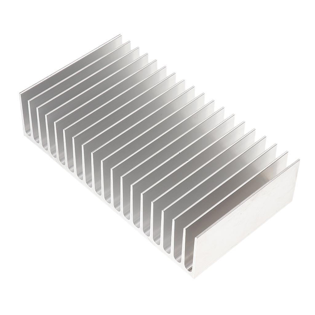 Aluminum Heatsink 100x182x45mm Cooling Radiator Cooler Fin Heat Dissipation