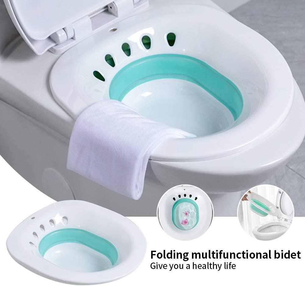 Ghế vệ sinh di động có thể gập lại để chăm sóc sau sinh và  bệnh trĩ, lý tưởng cho phụ nữ mang thai và người già