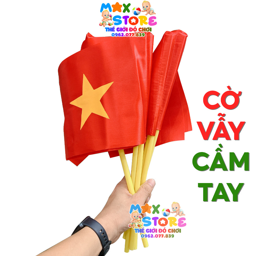 Sỉ 10 Cờ vẫy cầm tay, cờ khai giảng, cờ cổ vũ bóng đá