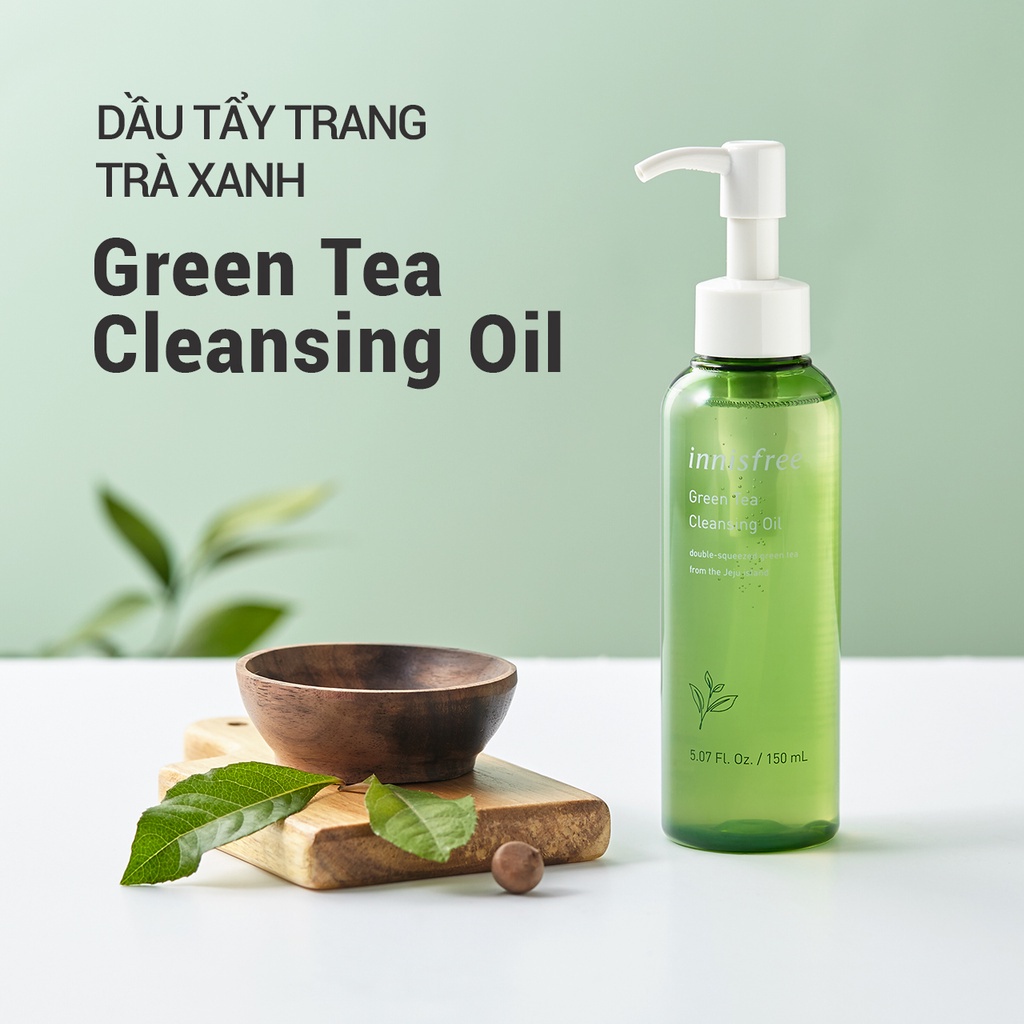 Dầu tẩy trang trà xanh innisfree Green Tea Hydrat Amino Cleansing oil 150ml