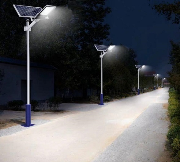 Đèn Đường Năng Lượng Mặt Trời 100W - Đèn Đường Tấm Pin Rời 100W