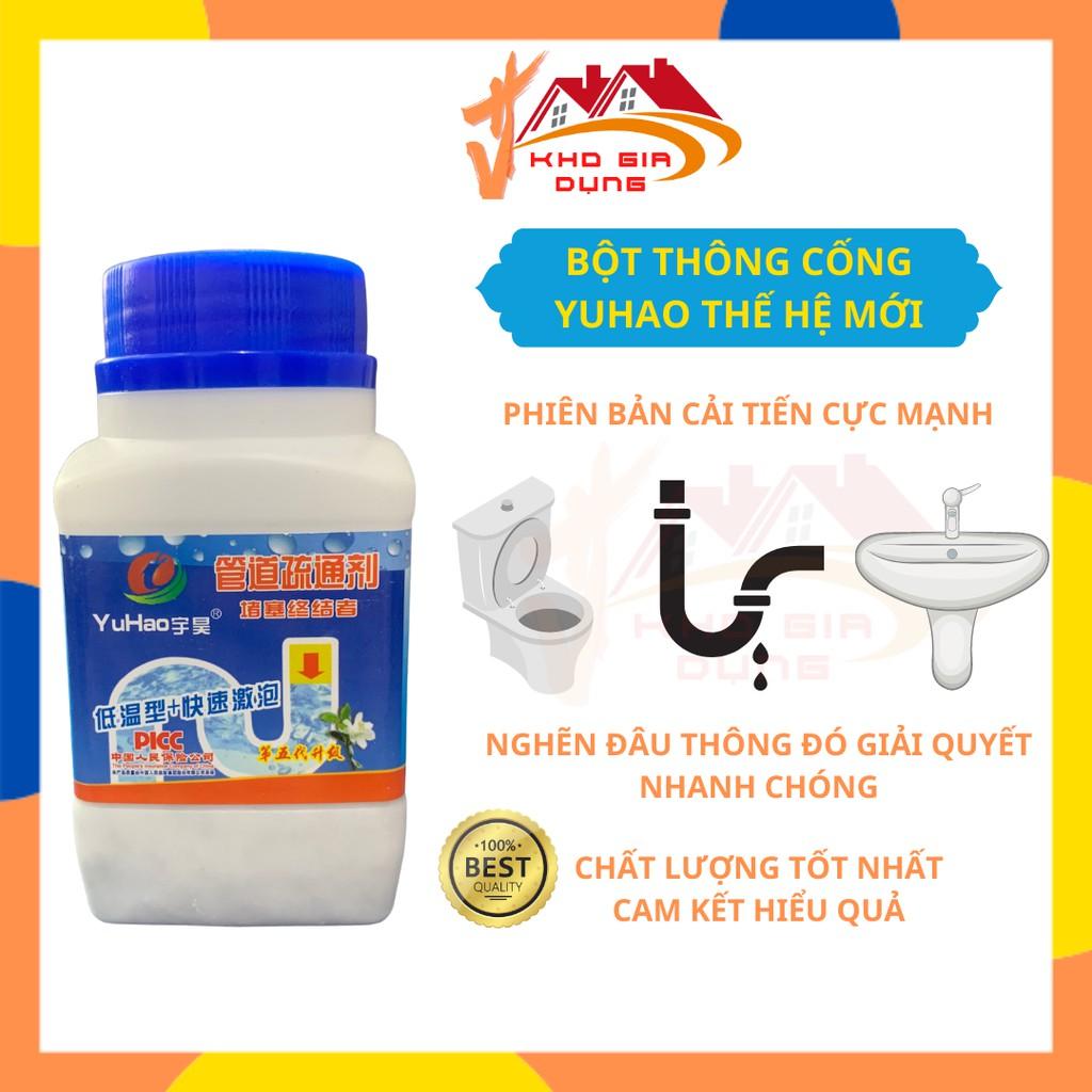 Bột Thông Cống,Bồn Cầu,Lavabo Cực Mạnh YUHAO Siêu Thần Thánh 268G Thế Hệ Mới