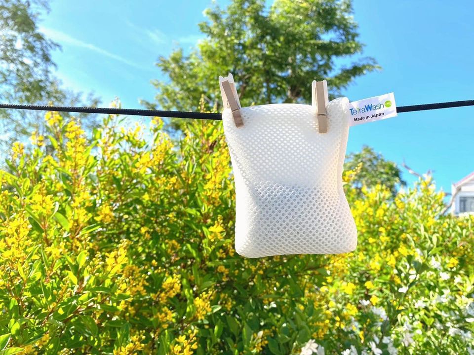 TÚI GIẶT THÔNG MINH TERRA WASH +MG - Giặt sạch quần áo không dùng hóa chất, 1 túi dùng được 365 lần, mỗi lần giặt 8kg quần áo