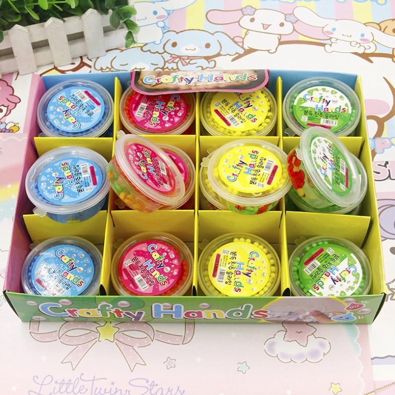 LỐC 12 SLIME CHARM HỘP XỐP đồ giải trí slam lạ đời (TÁCH LẺ 1 HỘP