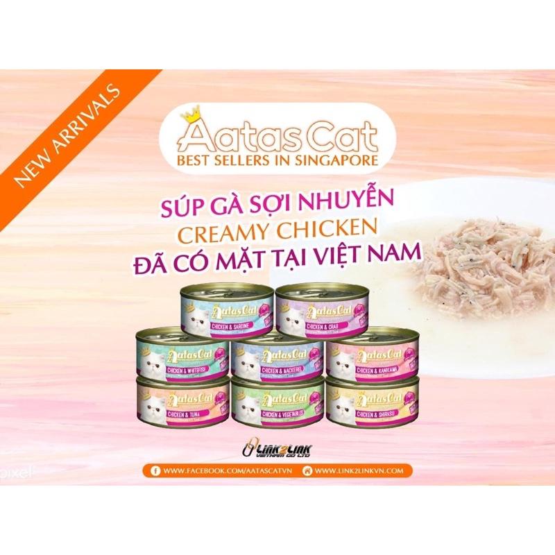 SÚP GÀ SỢI NHUYỄN AATAS CAT _ CREAMY CHICKEN _ BEST SELLERS IN SINGAPORE