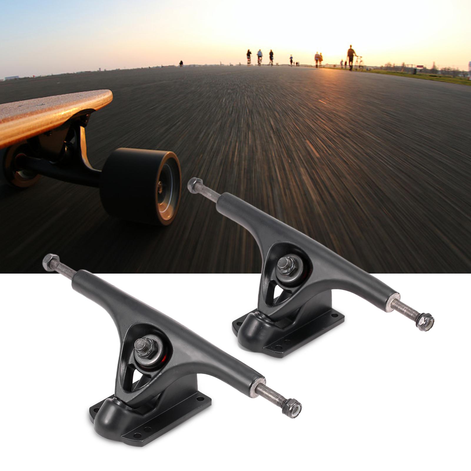 Set 2 Giá Đỡ Bánh Xe Cho Ván Trượt Có Vòng Đệm Bằng Nhôm Hợp Kim