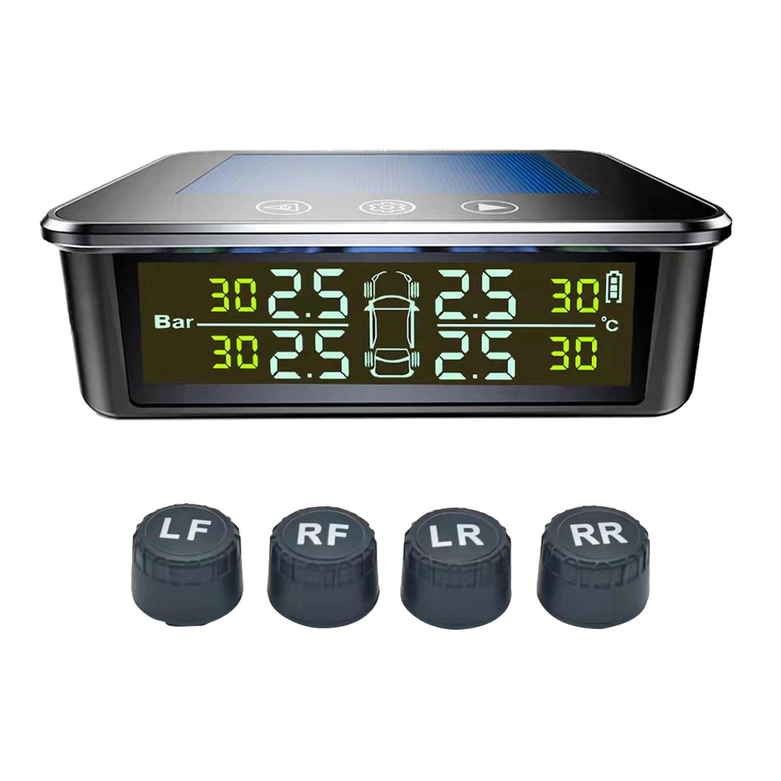 Car Tire Pressure Monitoring System Solar Power for Auto RV