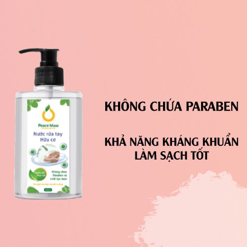 Combo Sản Phẩm Gốc Thực Vật DGXC1 Peace Mass - Dầu Gội Xả 300ml + Nước Rửa Tay 340ml