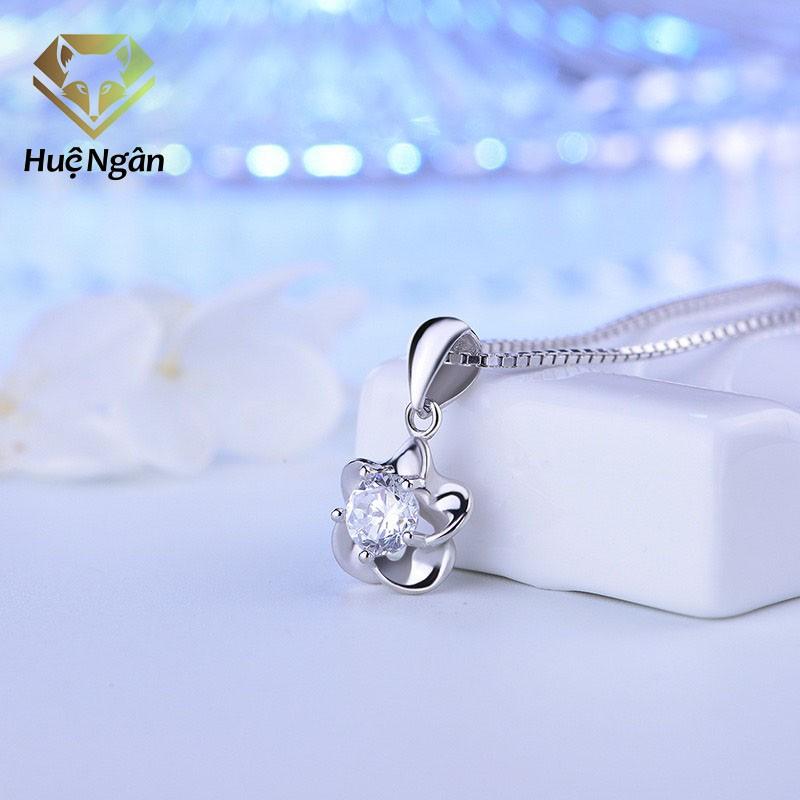 Dây chuyền bạc Ý 925 Huệ Ngân - Hoa đại PP1618