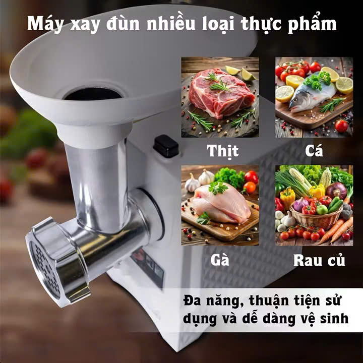 Máy Xay Thịt, Cá Đa Năng Siêu Khỏe 2000W – Xay Nhanh, Nhuyễn Mịn, Tiện Lợi Mỗi Ngày, ĐÈN TRANG TRÍ , ĐỒNG HỒ TREO TƯỜNG