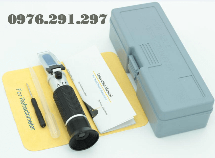 Khúc xạ kế đo độ cồn và độ ngọt
