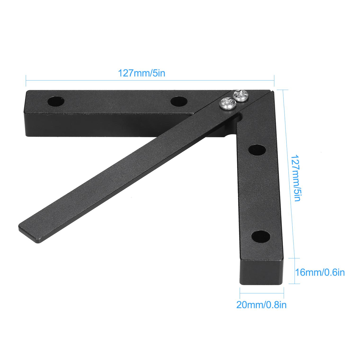 Center Finder Square Center Scribe Measuring Tool 45/90 Degree Right Angle Line Gauge Carpenter Ruler Aluminium Alloy