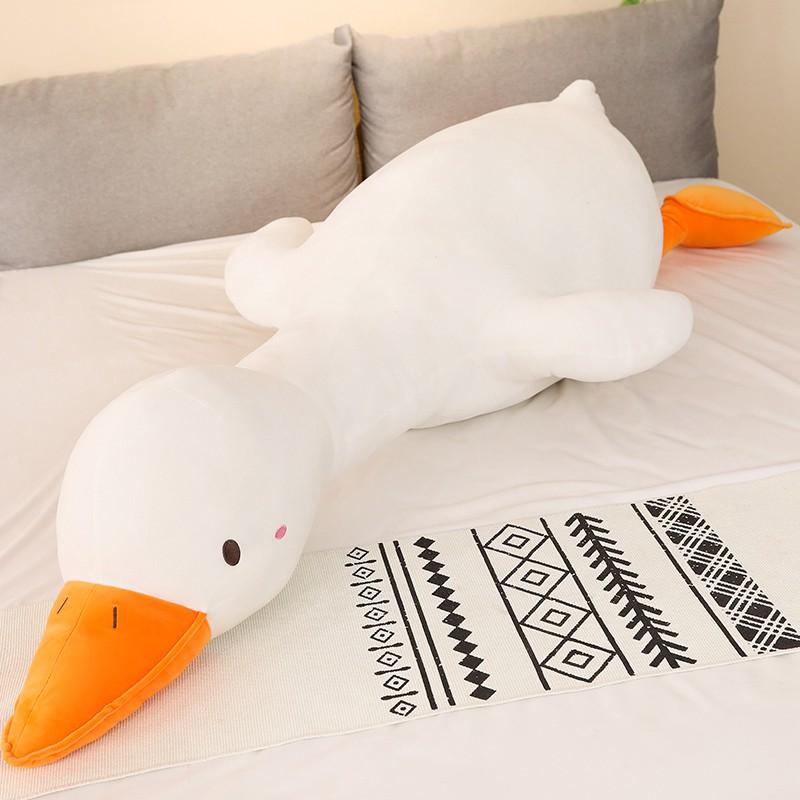 Lớn Kawaii Gối Sang Trọng Đồ Chơi Vịt Con Dễ Thương Gối Ngủ Cao Cấp Ngỗng Búp Bê Nhồi Bông Ngộ Nghĩnh Món Quà Ngọt Ngào Cho Bạn Bè Trẻ Em quà Tặng