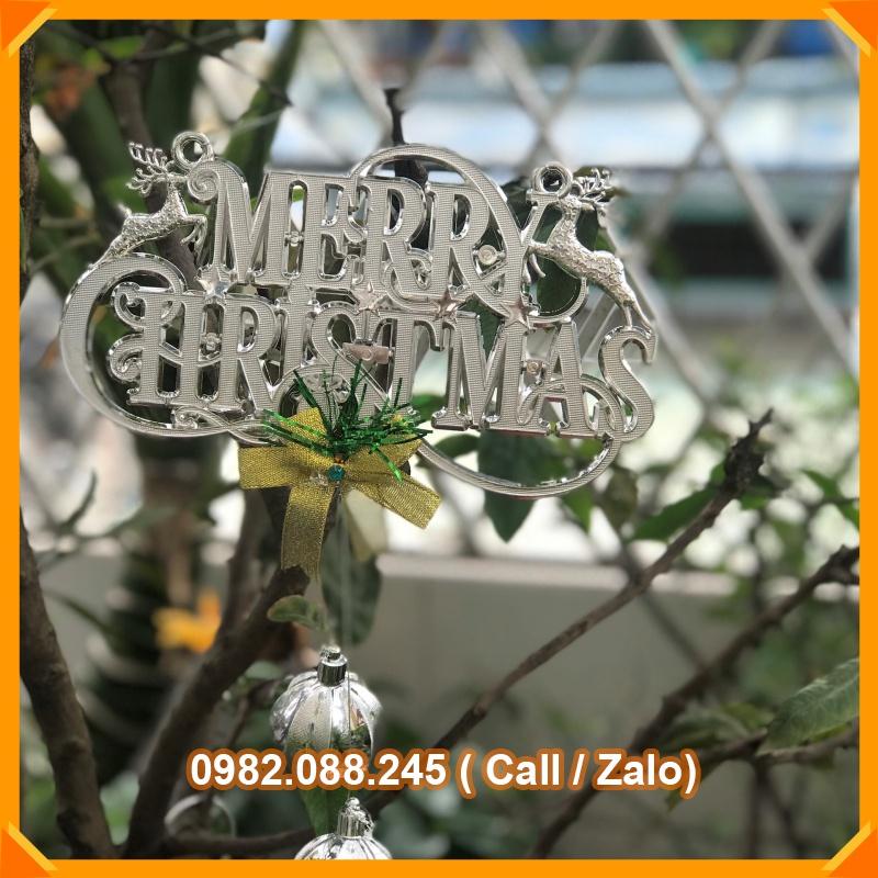 Phụ kiện trang trí noel Chữ merry christmas trang trí noel nhiều kích cỡ