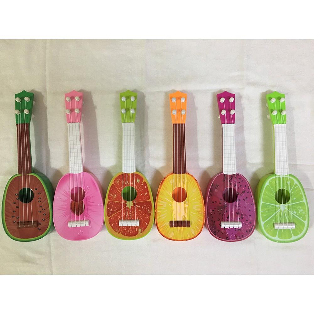 Đàn Ukulele an toàn chất lượng cho trẻ em, mẫu họa tiết Dưa hấu - HÀNG CÓ SẴN Uuy tín