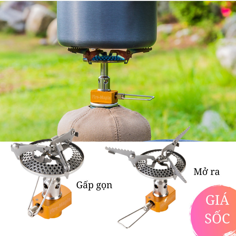 Bếp Gas Điều Áp Mini Fire Maple FMS-116 Nhỏ Gọn Di Động Chuyên Dụng Cho Du Lịch, Dã Ngoại Cắm Trại