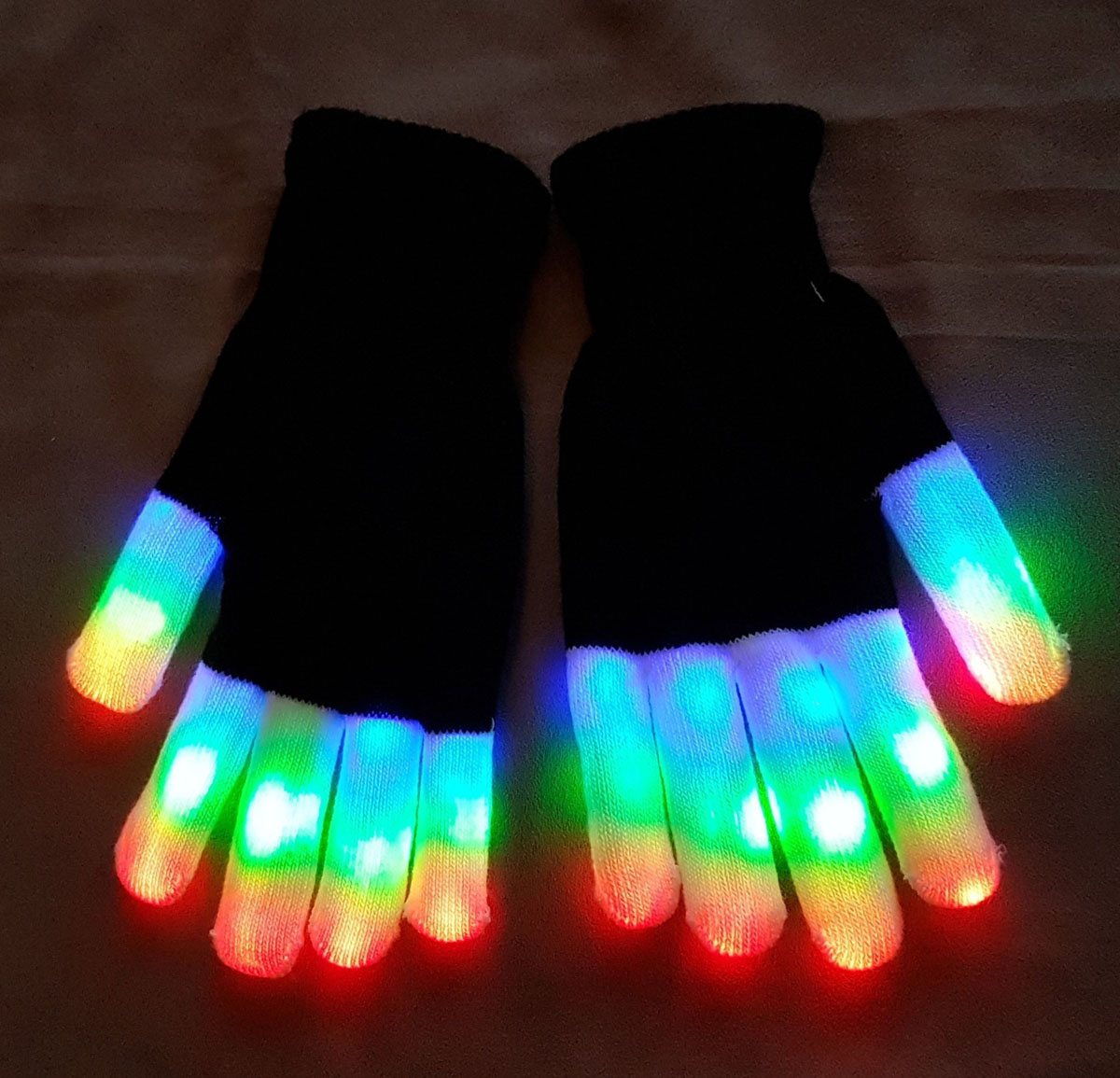 Đồ chơi ánh sáng Găng tay đèn led (Light Gloves)