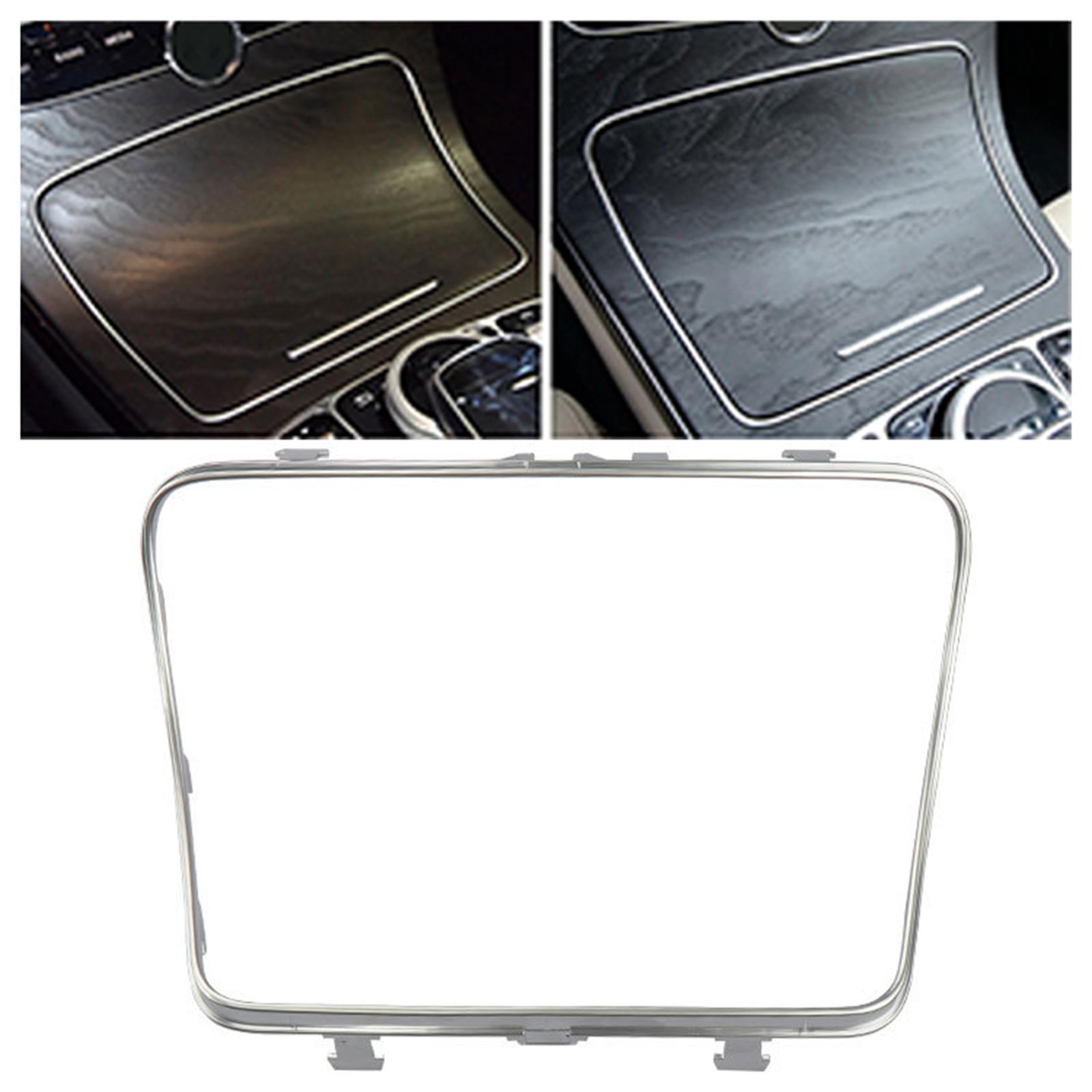 Console Cup Holder Strip Trim Frame Ashtray Trim Ring Stickers Fits for Mercedes C Class W205 GLC Class W205 2015-20 Moulding Trim Plating