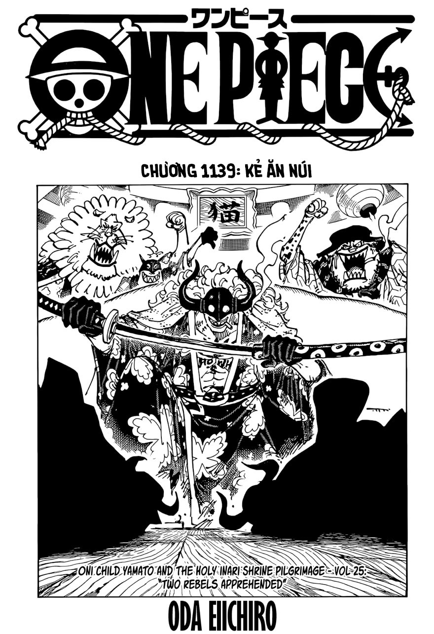 đảo hải tặc - one piece chapter 1139 1