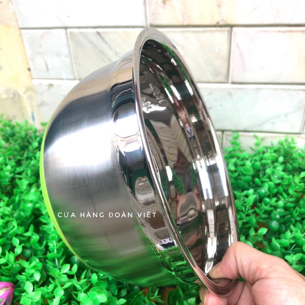 Tô Trộn Bột , Thau Trộn Bột - Inox Cao Cấp Có Đế Silicon Chống Trợt - Dụng Cụ Làm Bánh