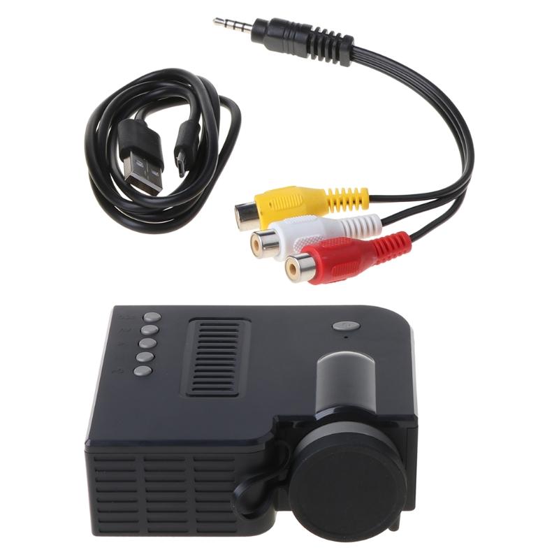 ROGTZ Máy Chiếu Di Động Mini LCD 16:9 Rạp Chiếu Phim Tại Nhà UC28C - Hàng Nhập Khẩu