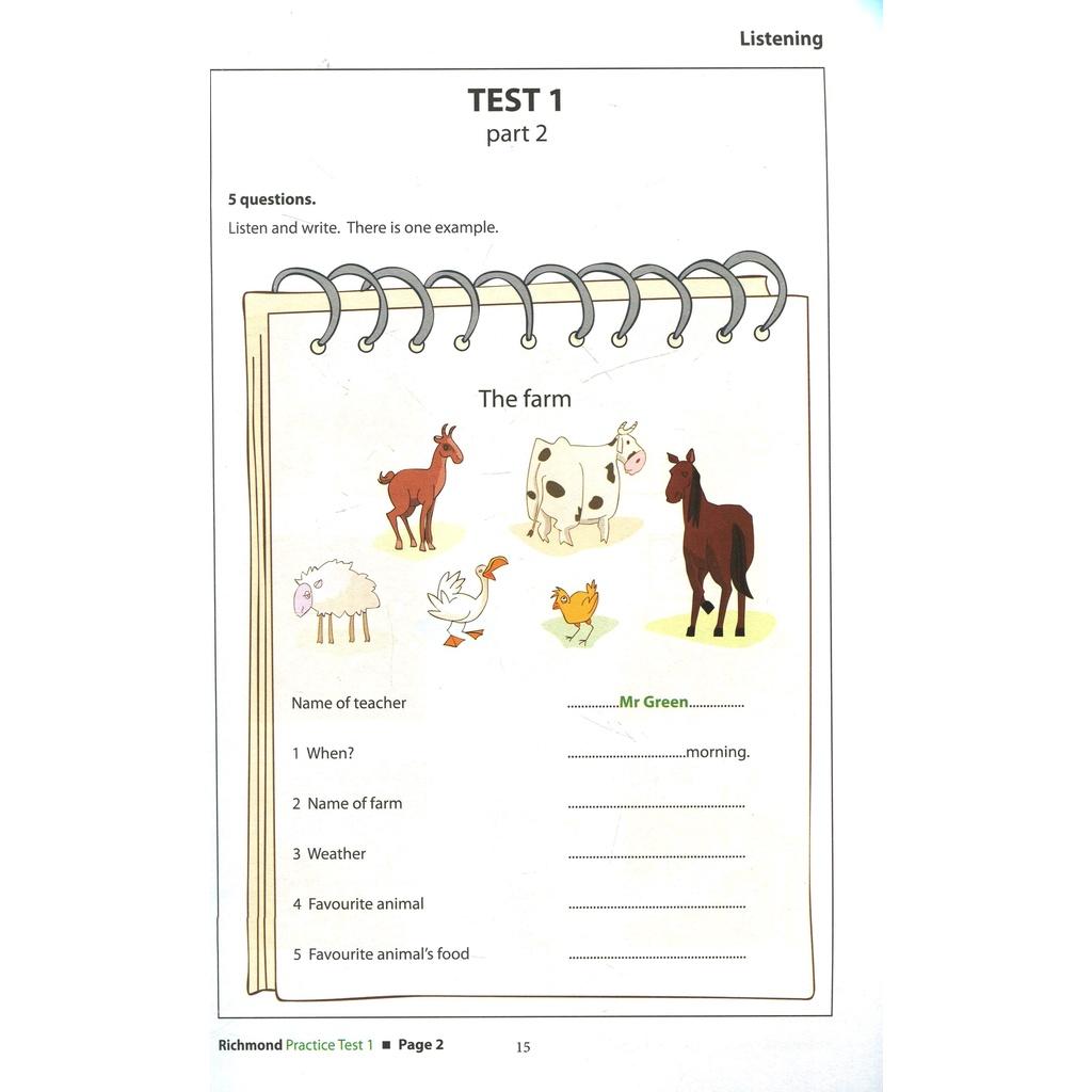 Richmond Practice Tests Movers - Bản Quyền