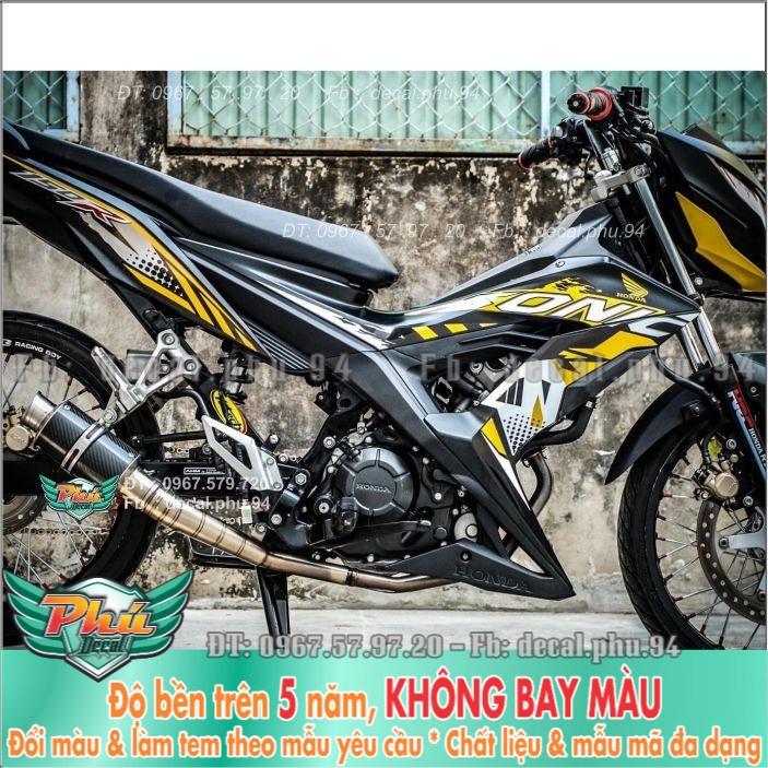 Tem rời Sonic đen vàng nhám  -1