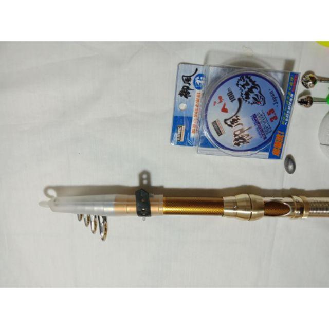 Bộ cần câu rút shimano máy 7000