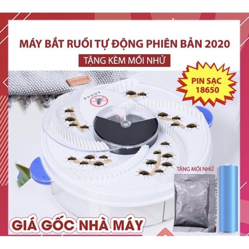 Máy Bắt Ruồi Tự Động 2020 Pin Sạc Cao Cấp - Bẫy Ruồi Thông Minh - BH 1 Tháng 1 đổi 1 - Phiên Bản Nâng Cấp Mới Nhất