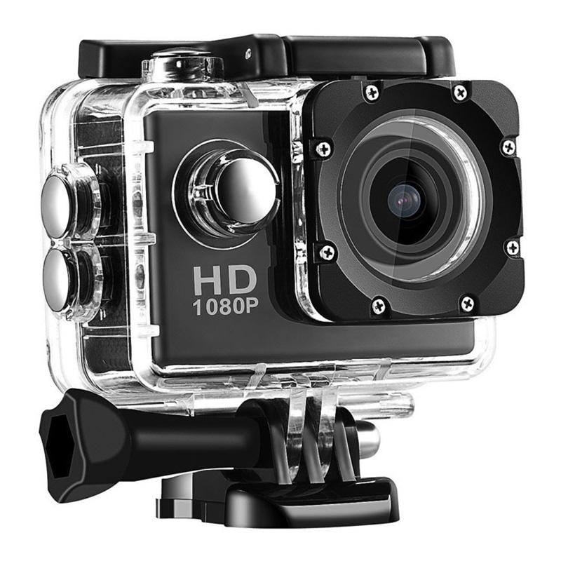 Camera hành động 1080p Go Pro Pro Outdoor chống nước máy ảnh thể thao 2.0 inch màn hình