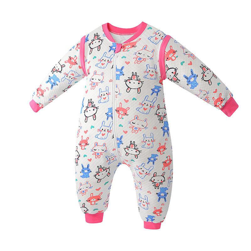 Mùa Đông Cotton Dày Mùa Xuân, Mùa Thu Cho Bé Túi Ngủ Trẻ Em Cotton Chia Chân Túi Ngủ Cho Bé Nhận Chăn Đầm