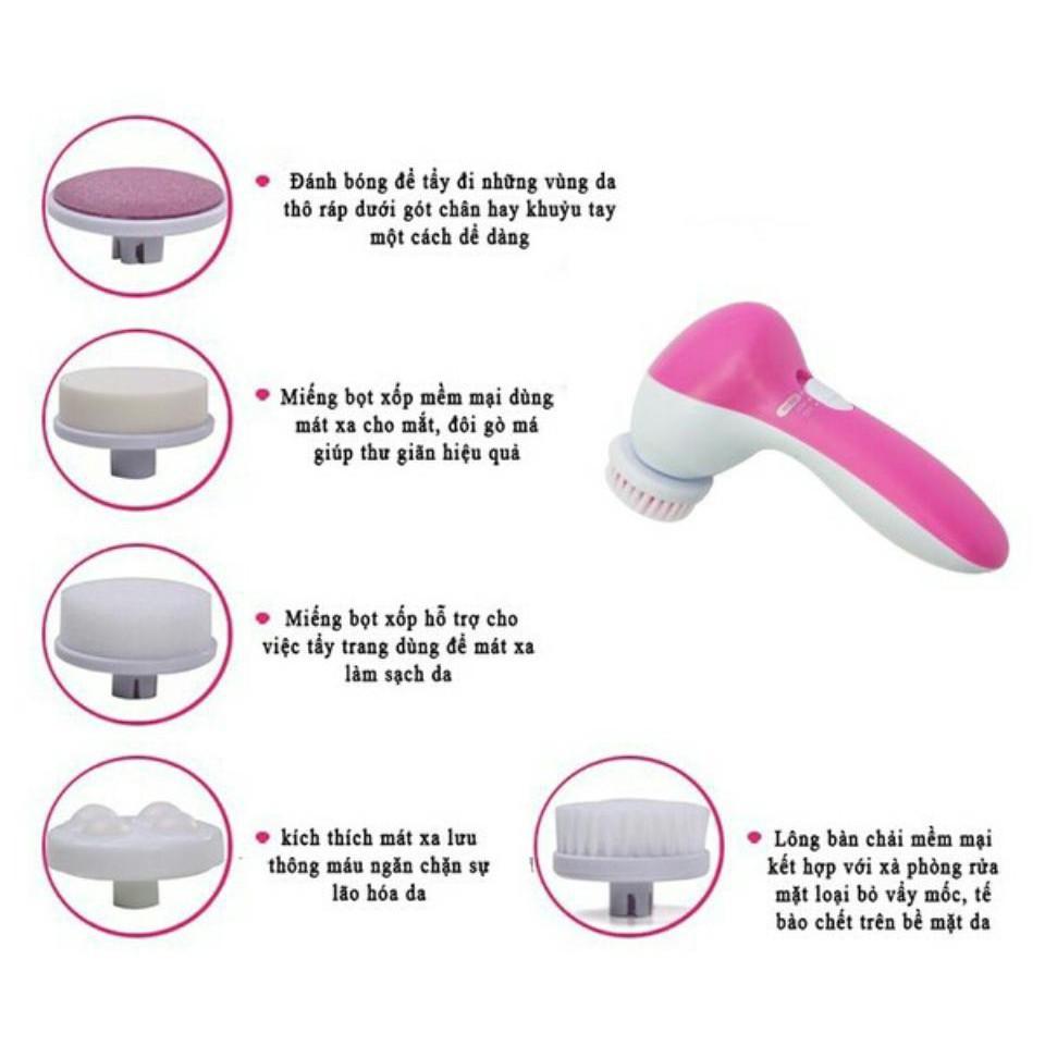 Máy Massage Mặt 5 Đầu ( 5 In 1 )