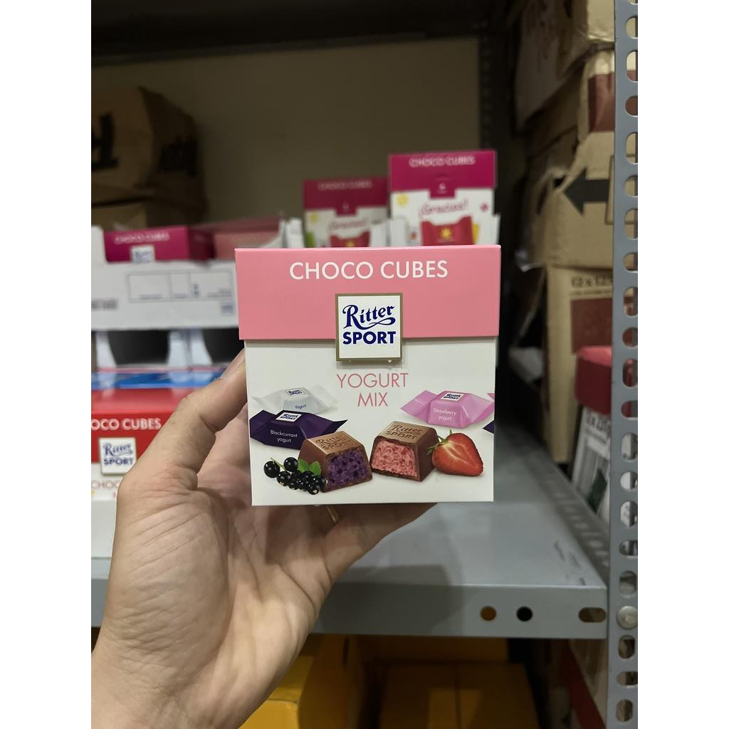 Kẹo Socola Viên Hỗn hợp Ritter Sport Choco Cubes 176g