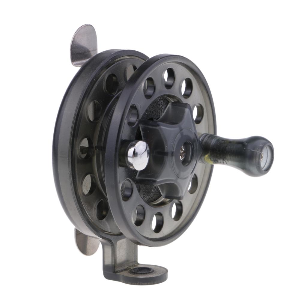 Plastic Fly Fishing Reel Lightweight Rock / Raft / Ice Fishing Reel Wheel
