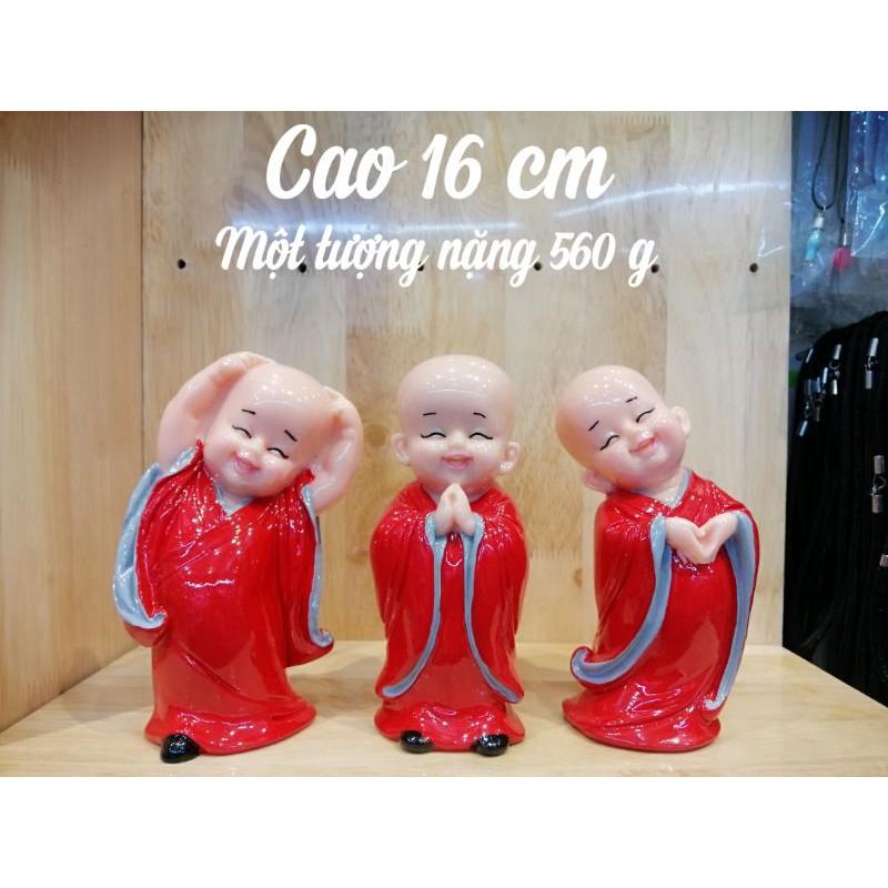 BỘ TƯỢNG CHÚ TIỂU AN NHIÊN VUI VẺ CAO 16 CM