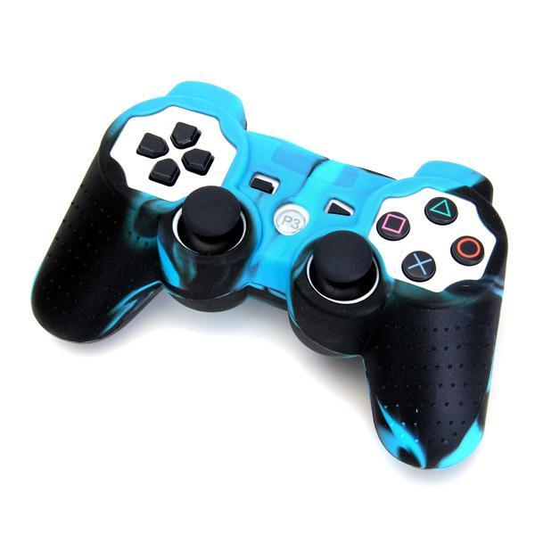 2 X Silicone Protective Skin Case Cover For Sony PS2 PS3 Wireless Controller