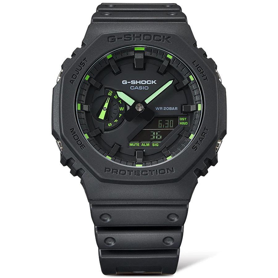 Đồng Hồ Nam Dây Nhựa Casio G-Shock GA-2100-1A3DR Chính Hãng - GA-2100-1A3 Carbon Core